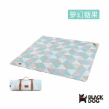 Blackdog BD-YCD001 超聲波野餐墊 (2x2m) - 夢幻糖果L | 防潑水防髒面料 | 防潮耐磨鋁膜層