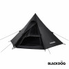 Blackdog BD-ZP003 金字塔2-3人折疊帳篷 - 黑色帳篷 | 2m高內帳空間 | 輕易搭建