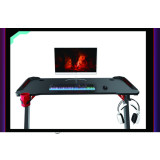 TWOBLOW RGB變色電競遊戲桌 | 9款燈光模式 | 多個配件收納位置