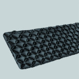 Scottu 超輕菱形氣管單人充氣睡墊 - 黑色 | 5.5cm加厚 | 雙層充放氣閥 | 僅重510g