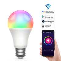 CORDA WIFI智能可調色9W LED燈泡 - 兩個裝 | app連接控制 | RGB CW 色溫調較