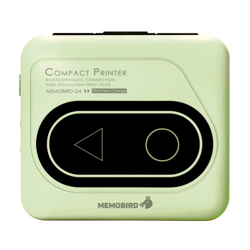 MEMOBIRD G4 口袋熱敏打印機 - 綠色 | 試題/照片/筆記打印 | 306dpi高清打印