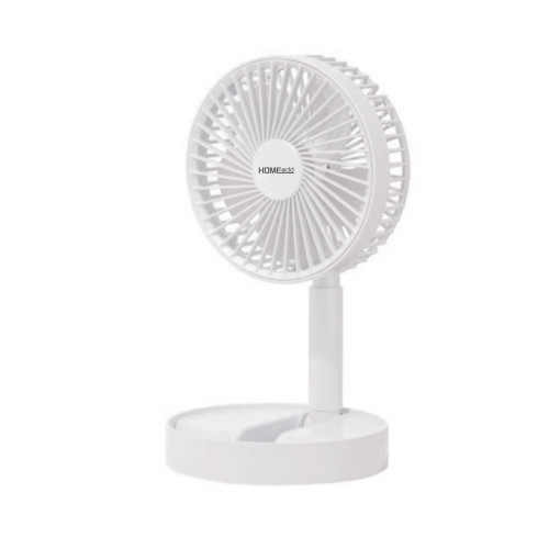 HOME@dd 無線摺疊伸縮電風扇 - 白色 | 無線摺疊設計 | 3段風速 | 香港行貨