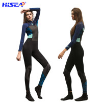 HISEA 1.5mm 女裝連體衝浪潛水泳衣 -- 藏青色2XL碼