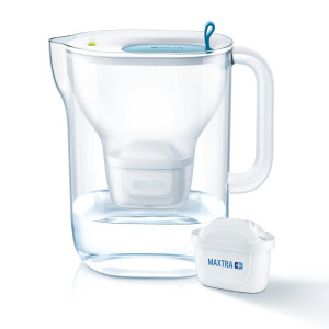 德國 Brita Style 2.4L智型濾水壺 (一壺一芯) - 藍色 | 過濾金屬氯氣 | 香港行貨