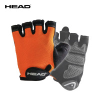 HEAD HA104 運動健身手套 (橙色) (M碼) | 防滑透氣 | 耐磨掌心 | 中指微凸設計