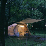 Naturehike Eaves一室一廳3-4人棉布隧道帳篷 (NH22ZP010) | 10平方公尺大空間 | 內帳可自成尺室