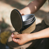 Naturehike 雪拉碗保護套 - 啡色 (NH22PS010) | 防水餐具收納袋