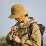 Naturehike 輕量防曬漁夫帽 - 橄欖黃 (NH22MZ001)  | UPF50+ | 透氣防潑水