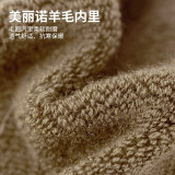 Naturehike 羊毛厚款直角襪 - 卡其 (35-39碼) (NH22WZ002) | 緩沖減震 | 足弓支撐