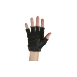 HARBINGER 21815 FLEXFIT  男裝全能靈活短指訓練手套 - XL | 專利物料緩衝壓力 | 防菌物料抑制異味 | 手腕可調鬆緊
