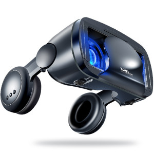 VRG Pro 防藍光鏡片VR眼鏡連耳機 | 近視可以調節 | 120度廣角視角