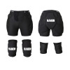 NANDN 滑雪護臀護膝護具套裝 - 黑色S碼 | 溜冰護具 | 極限運動保護