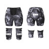 NANDN 滑雪護臀護膝護具套裝 - 灰色L碼 | 溜冰護具 | 極限運動保護