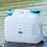 NatureHike 12L 戶外PE食品級儲水桶 - 米白 (NH16S012-T) | 飲用水桶帶蓋儲水器 - 12L