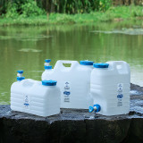 NatureHike 24L 戶外PE食品級儲水桶 - 米白 (NH16S024-T) | 飲用水桶帶蓋儲水器 - 24L
