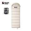 BLACKDOG D230 連帽信封式睡袋 (BD-SD001) - 米白(右拉款) | 舒適溫度>0°C | 左右可拼接
