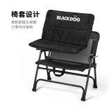 BLACKDOG BD-YZ004 便捷折疊靠背寬坐沙發椅 | 150KG承重 | 加寬椅面