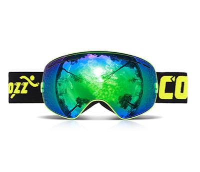 COPOZZ GOG-201球面大視野雙層防霧滑雪鏡