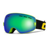 COPOZZ GOG-243 兒童雙層防霧滑雪鏡 - 綠框綠片 | 可同時配戴眼鏡 | 適合4-15歲兒童