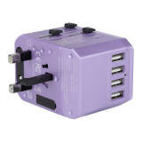 Verbatim 5Ports 旅行充電器 Type-C + 4 USB - 紫色 65829 | 香港行貨