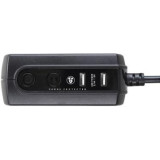 Masterplug 13A四位連2.1A USB安全防雷拖板 | 2位2.1A USB充電 | 2米電線 | 電源指示燈 | 香港行貨