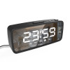 韓國 KTG EN8835-1 鏡面雙鬧鐘時鐘收音機 - 黑色 | 20個預設電台 | 可預設貪睡功能 | 香港行貨