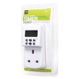 Masterplug TES7 7天電子定時計時插座 | 16個選項 | 10個程序可選 | 自動時間控制 | 香港行貨
