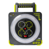 Masterplug PRO-XT 13A四位LED拖轆 | 內置電線整理器 | 5米電線 | 香港行貨
