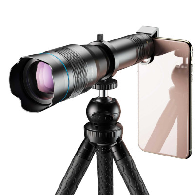 APEXEL 60倍全金屬高清望遠鏡長焦手機鏡頭