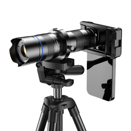 APEXEL 全金屬20-40倍高清變焦手機鏡頭 - 長支架套餐 | 演唱會遠攝神器 | 高透光光學玻璃 | 廣角相容設計 | 即插即用安裝