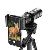 APEXEL 全金屬20-40倍高清變焦手機鏡頭 - 長支架套餐 | 演唱會遠攝神器 | 高透光光學玻璃 | 廣角相容設計 | 即插即用安裝