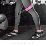 LARA STAR 勞拉之星蜜桃臀輔助訓練大腿綁帶 - 黑色