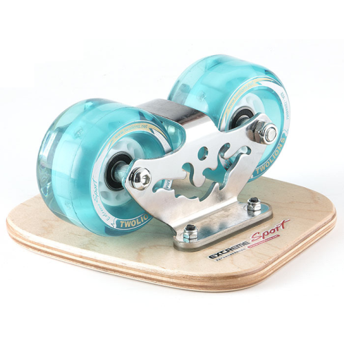 TWOLIONS 雲系楓木漂移板 - 藍輪 (一套含左右腳) | 7層楓木面板 | 高轉速軸承