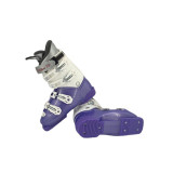 KITZ 四扣雙板滑雪靴 - 紫色38碼 | 一體化外殼鞋舌 | 保護腳踝滑雪扭傷 | 保暖舒適鞋墊