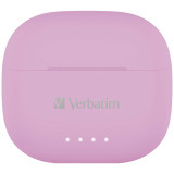 Verbatim 66835 藍牙5.3 ENC Flat 真無線藍牙耳機 - 紫色 | 藍牙5.3 | 重低音 | 香港行貨
