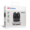 Verbatim 66813 藍牙5.3 ENC 真無線藍牙耳機 - 黑色 | ENC | 藍牙5.3認證 |自動配對 | 香港行貨