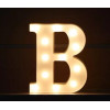 LED 暖白字母燈 - 大款 (22cm高) - B | 不含電池 | DIY自由組合 | 家居派對裝飾