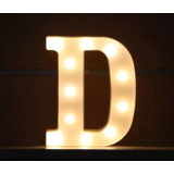 LED 暖白字母燈 - 大款 (22cm高) - D | 不含電池 | DIY自由組合 | 家居派對裝飾