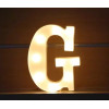 LED 暖白字母燈 - 小款 (16cm高) - G | 不含電池 | DIY自由組合 | 家居派對裝飾
