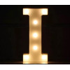 LED 暖白字母燈 - 大款 (22cm高) - I | 不含電池 | DIY自由組合 | 家居派對裝飾