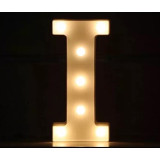 LED 暖白字母燈 - 小款 (16cm高) - I | 不含電池 | DIY自由組合 | 家居派對裝飾
