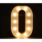 LED 暖白字母燈 - 小款 (16cm高) - O | 不含電池 | DIY自由組合 | 家居派對裝飾