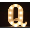 LED 暖白字母燈 - 大款 (22cm高) - Q | 不含電池 | DIY自由組合 | 家居派對裝飾