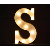 LED 暖白字母燈 - 大款 (22cm高) - S | 不含電池 | DIY自由組合 | 家居派對裝飾