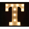 LED 暖白字母燈 - 大款 (22cm高) - T | 不含電池 | DIY自由組合 | 家居派對裝飾