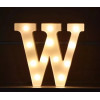 LED 暖白字母燈 - 小款 (16cm高) - W | 不含電池 | DIY自由組合 | 家居派對裝飾