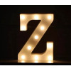 LED 暖白字母燈 - 小款 (16cm高) - Z | 不含電池 | DIY自由組合 | 家居派對裝飾