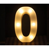 LED 暖白字母燈 - 小款 (16cm高) - 0 | 不含電池 | DIY自由組合 | 家居派對裝飾
