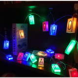 3米LED字母燈串 - 彩色光 | 20燈卡片可換